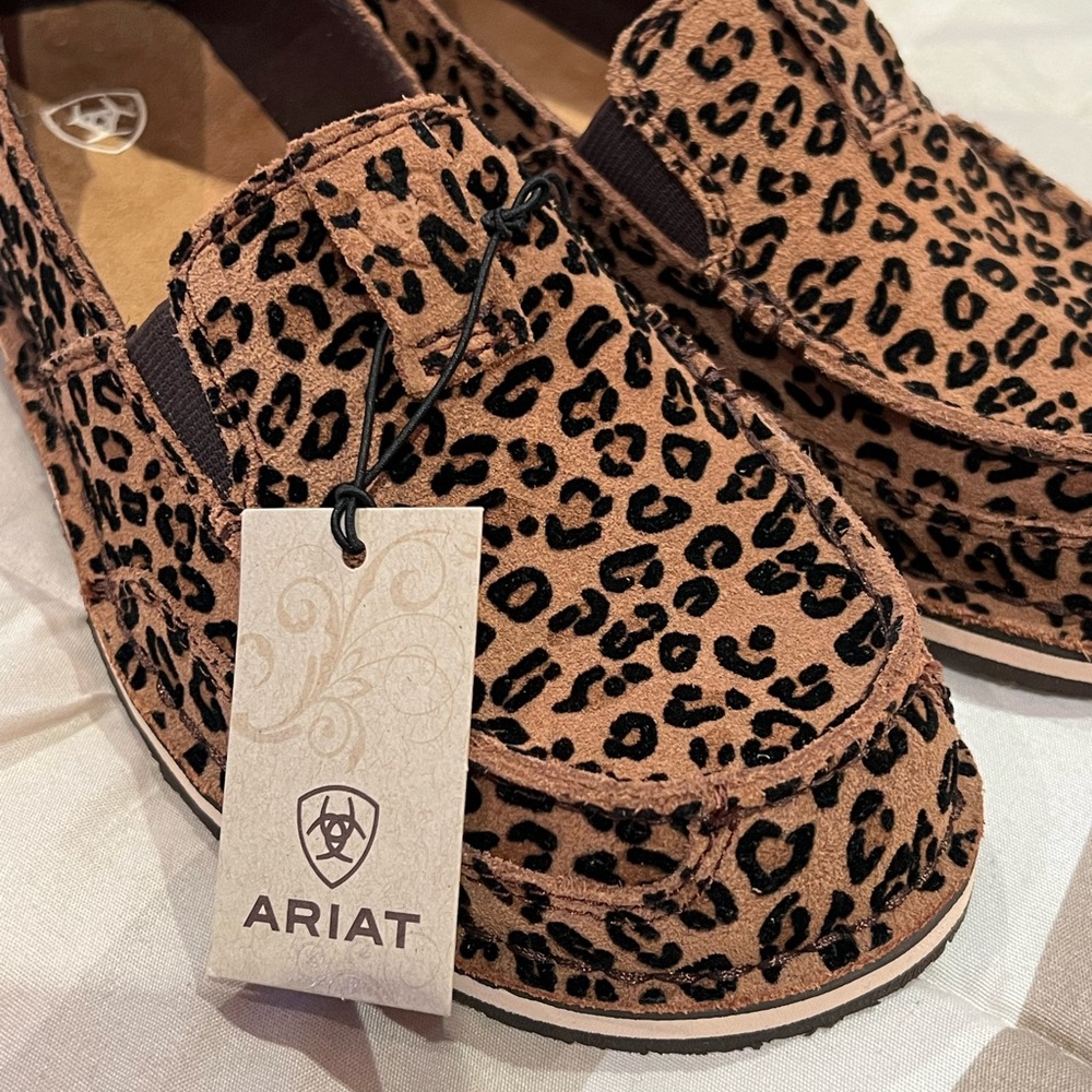 Ariat Leopard Print Loafers